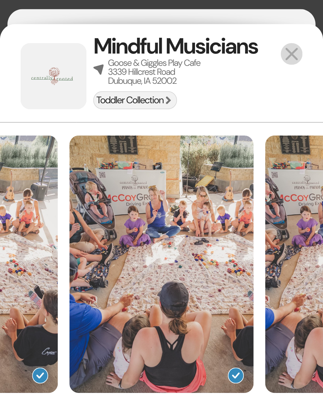 Toddler Class Offerings