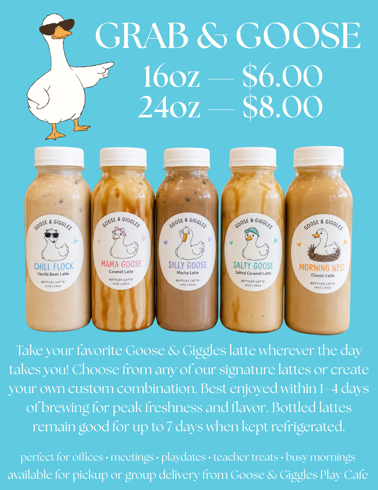 Grab & Goose Bottled Latte