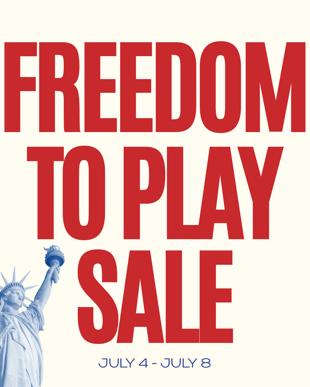Freedom To Play Sale