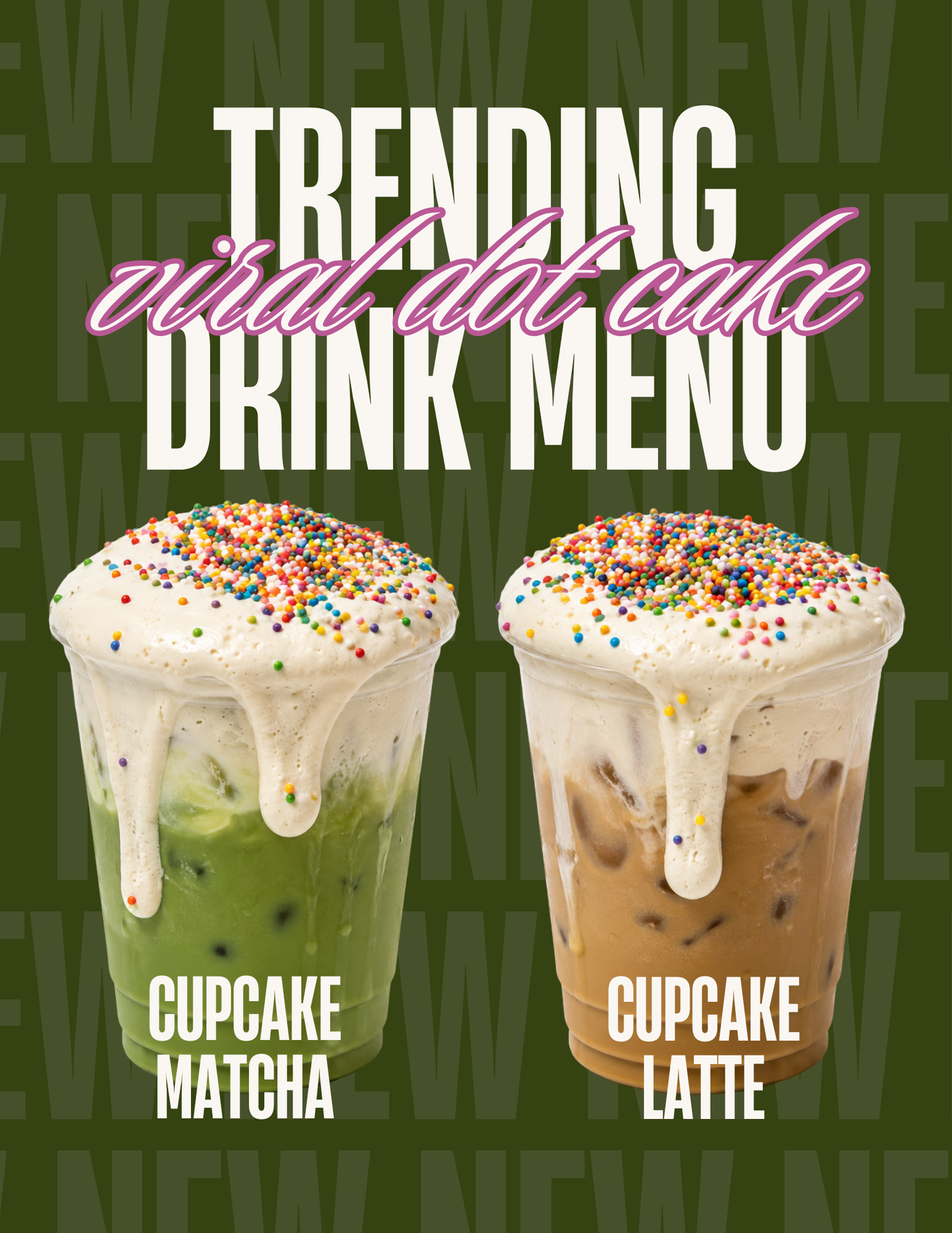 Dot Cake Menu