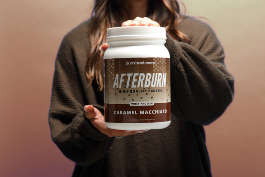 Caramel Macchiato Protein Drinks - Burn Boot Camp